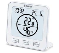 Beurer HM 22 Thermo-Hygrometer Room Climate Control Temperature and Relative Humidity Measurement with Timer and Beep, White