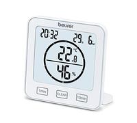 Beurer HM 22 Thermo-Hygrometer Room Climate Control Temperature and Relative Humidity Measurement with Timer and Beep, White