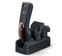 Beurer HR5000 Barbers Corner Hair Clippers | High-Quality Stainless Steel Blade | 2 Comb attachments | 11 Cutting Lengths | Thinning Function | Quick-Charge Function | Mains and Battery-Powered, 58004