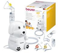 Beurer IH 24 Kids nebuliser with child-friendly design for nebulising liquid medication, from 6 months, high nebulisation performance and short inhalation time, silicone mask for sensitive skin