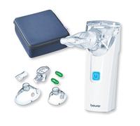 Beurer IH 55 Nebulizer with vibrating membrane technology, portable and quiet, self-cleaning function, inhaler for the treatment of respiratory tract diseases