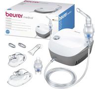 Beurer IH18 Home-Use Nebuliser | Electric Inhaler for nebulising Liquid Medication for colds, Asthma and Respiratory Diseases | Compressed air Technology | for Adults and Children | Medical Device