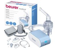 Beurer IH60UK Portable Nebuliser - Relief from colds, asthma, and respiratory problems - Quiet inhaler using compressed-air techno