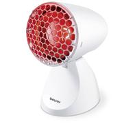 Beurer IL 11 Infrared Lamp with Protective Grid, Medical Device with Calming Heat for Use in Colds and Muscle Strains, 5 Levels of Tilt