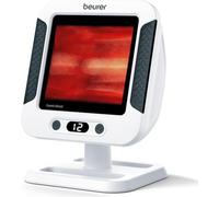 Beurer IL60 Infrared Heat Lamp, Soothing Heat for Colds and Muscle Tension, Infrared Light Therapy with 300 Watts and Timer, Glass Ceramic Panel with UV Blocker, Medical Device