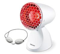 Beurer IL11 Infrared Heat Lamp | Warm, soothing infrared light | Helps ease muscle aches and joint stiffness | Speed recovery from the common cold | Improve complexion | With 5 angles of inclination