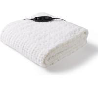 Beurer Indulgence Plush Fitted Double Heated Mattress Cover - White, White