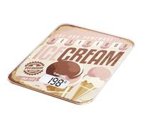 Beurer KS1970402 Glass Kitchen Scale, Metric/Imperial, Ice-Cream Design