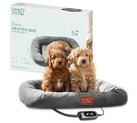 Beurer Love Your Pet heated bed “Kira” for dogs and cats, electrically heated dog bed with timer, cosy cat bed, heated bed washable at 30°C, scratch-resistant and waterproof, 58 x 50 cm