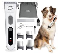 Beurer Love Your Pet Shaver Fluffy for Dogs and Cats, Silent Trimmer, Dog Clippers for Dense and Felted Coat, Pet Hair Clippers with Battery, 9-Piece Fur Grooming Set