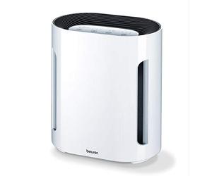 Beurer LR200UK Compact Air Purifier with Ion Technology . For a healthy ambient air . With night-mode and auto shut-off - quiet and energy-saving . Air cleaning using a three-layered filter system