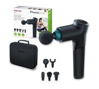 Beurer MG 185 Massage Gun with 5 attachments, Powerful Trigger Point Massage, relieves Tension, Muscle Massager with 9 Intensity Levels, with Rechargeable Battery