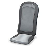 Beurer MG 206 Massage Seat Cover, Shiatsu Massage Device for Relaxing Back Massage, with Heat Function and Timer, 3 Selectable Massage Areas, Washable Cover