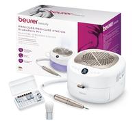 Beurer MP 200 StudioNails Pro Manicure/Pedicure Professional Station 3-in-1 Electric Nail Cutter with UV/LED Lamp & Dust Extraction, Suitable for Gel and Acrylic Nails, 9 Attachments