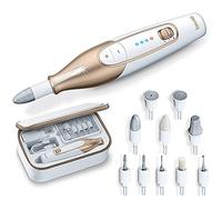 Beurer MP64 Manicure and Pedicure Set, Cordless Electric Nail File with 10