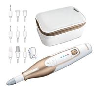 Beurer MP64 Manicure and Pedicure Set, Cordless Electric Nail File with 10 Attachments and Powerful Battery, Precision light, Nail Drill with Storage Case for at-home use