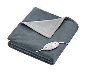 beurer Multi-Purpose Blanket PL (Polyester) Grey 130 x 15 x 180 cm