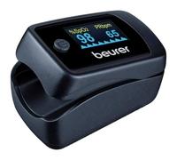 Beurer PO45 Pulse Oximeter, Measures Heart Rate, Arterial Oxygen Saturation and Perfusion Index, Suitable for Medical Conditions & High-Altitude S
