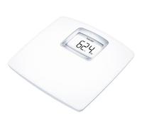 Beurer PS25 Luxury White Acrylic Bathroom Scales with XXL Backlit LCD Display