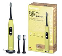 Beurer SC 50 Sonic Electric Toothbrush with 5 Brushing Modes and Pressure Sensor, 80,000 Vibrations, Screen with Brush Time Indicator and 2 Toothbrush Heads (Splashy