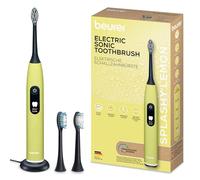 Beurer SC 50 Sonic Toothbrush, Electric Toothbrush with 5 Cleaning Modes & Pressure Sensor, 80,000 Vibrations, Display with Cleaning Time Display, Includes 2 Replacement Toothbrush Heads (Splashy