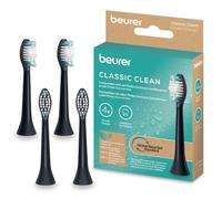 Beurer SC Classic Clean Electric Toothbrush Heads | 4 replacement brushes for SC 11, SC 30, SC 50 & Philips Sonicare sonic toothbrushes, W-shaped indicator bristles