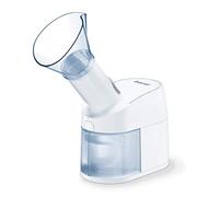 Beurer SI 40 Steam Vaporiser, for humidification of Mouth, Nose and Throat, nebulisation of Saline Solutions and Essential Oils, air humidifier for The Cold Season, Extra Quiet