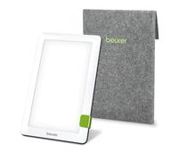 Beurer TL30UK SAD Lamp | Helps combat seasonal affective disorder | Daylight therapy lamp with 10,000 lux | Adjustable stand and travel bag | UV-free LED light therapy | Medical device