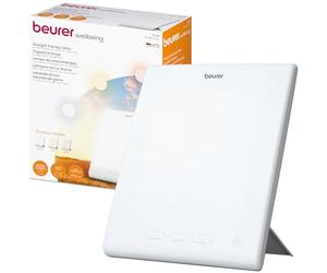 Beurer TL45 Perfect Day Daylight Therapy Lamp, Simulation of Daylight at 10,000 lux medically recognised to Ease Symptoms of SAD, 3 Functions to Regulate Day/Night Rhythm, Energise, Focus and Rest