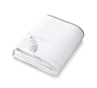 Beurer TS 17 heat underbed, soft fleece material, non-slip thanks to fixing with rubber band, 3 temperature settings, 150x80cm, security system,removable switch, machine washable at 30°C,Grey