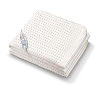 Beurer UB 100 Cosy Extra-Soft Heated Fitted Mattress Cover with Two Separate Temperature Zones and Safety System
