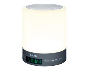 Beurer WL50 Wake Up Light, LED Technology, Daylight Table Lamp, 3 Light Levels, Helps to Support the Sleep Rhythm, FM Radio with Bluetooth & Aux Input