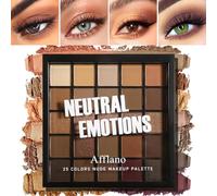 BEUSELF Nude Neutral Eyeshadow Palette 25 Colors Matte Shimmer Brown Gold Eyeshadow Natural Pigment Naked Smokey for Brown Eyes Makeup Palette