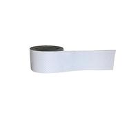 BEUTEE 3D Carbon Fiber Sill Scuff Anti Scratch Threshold Car Sticker Decal Car Trunk Door Sill Tape Protection Film Waterproof (Color : White)