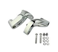 BEUTEE Black Chrome Motorcycle Mirror Riser Relocation Extension Adapter Adaptor Kit Mirror Relocation Adapters Compatible With2006-20014 (Color : Chrome, Size : 2)