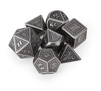 () Beutiful Color Metal Polyhedral Dice Multi-side Set For DND RPG MTG Role Playing Board Game With Cloth Bag