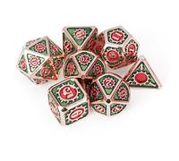 () Beutiful Color Metal Polyhedral Dice Multi-side Set For DND RPG MTG Role Playing Board Game With Cloth Bag