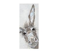 Bev Davies Happy Donkey Print in Grey Bev Davies Grey