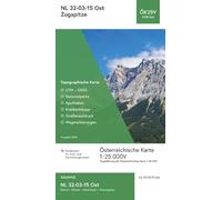 BEV-Karte 2215-Ost, Zugspitze 1:25 000V: NL 32-03-15 Ost