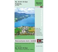 BEV-Karte 3210-Ost, Fuschl am See 1:25 000V: NL 33-01-10 Ost