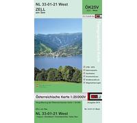 BEV-Karte 3221-West, Zell am See 1:25 000V: NL 33-01-21 West