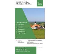 BEV-Karte 4308-Ost, Markt Leopoldschlag 1:25 000V: NM 33-11-08 Ost
