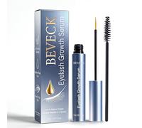 BEVECK Eyelash Growth Serum - Peptide & Botanical Lash Enhancing Serum, Visible Results in 4 Weeks, Longer, Fuller-Looking Lashes, Hormone-Free, Sensitive-Eye Friendly and Cruelty-Free, 5 ml