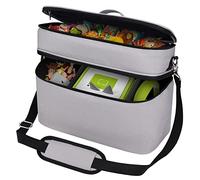 Bevegekos Storage Carrying Case Bag for Tonies/Storypods Accessories, for Tonie Characters, Charging Station & Headphone, Case Only (Large, Grey)