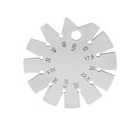 Bevel Angle Gauge Less Steel Oblique Edges Protractor for Blade Measuring 15-120 Degree Professional Accessories for Use