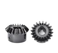 Bevel Gear 2.5M 20 25 30 Teeth 90 Degrees Steel Gears 1:1 Speed Ratio 2.5 Module 20T 25T 30T Bore 12-35mm 1Pcs(30mm (keyway 8mm),20 Teeth)