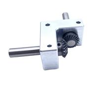Bevel Gear,angle steering 1M 20T Spiral Bevel Gear Commutator 1 to 1 Transmission Reducer Corner Device 90 Degree Reversing Gearbox driving change(8mm shaft)(6mm shaft)