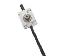 Bevel Gear Box Gearbox, Mechanical Steering 1pcs 90 Degree Lifting Reducer 12mm Shaft Screw Commutator 1:1 Transmission Spiral Reversing Direction