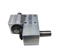 Bevel Gear Box Gearbox, Mechanical Steering 1pcs Right Angle Commutator 1:1 Spiral Hear Driver 15mm Diameter Shaft 90 Degree Reversing Rotary Reducer Direction