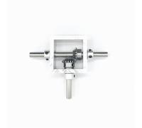 Bevel Gear，Transmission Angle 1pcs 90 Degree Corner Steer Device 1:1 Transmission Reversing Gearbox Dual Shaft Bevel Gearbox Right Angle Small Bevel Gear Box driver shaft (Color : Type 2 8mm shaft)(Ty